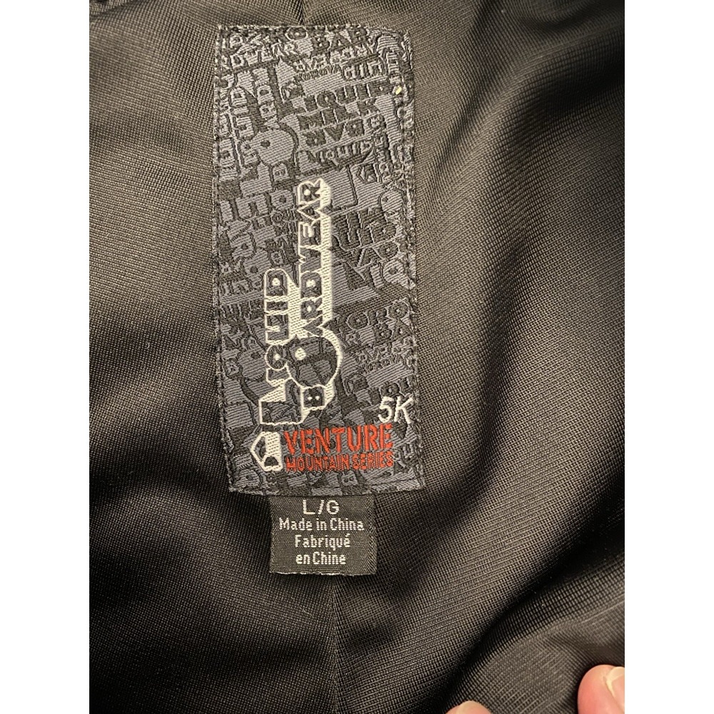 ⁠Liquid Boardwear Mens Ski Snowboard Pants 5K Waterproof Size L Black Venture - Picture 2 of 13